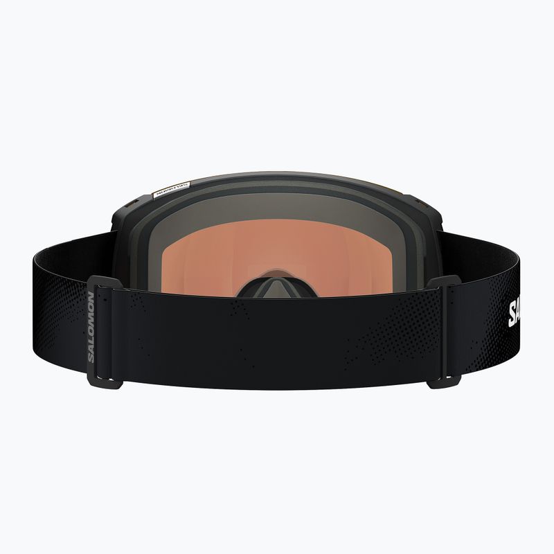 Kinder-Skibrille Salomon Radium black/mid red 6