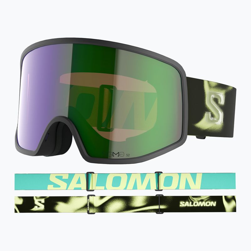 Skibrille Salomon Sentry Pro Sigma black/sigma emerald 5