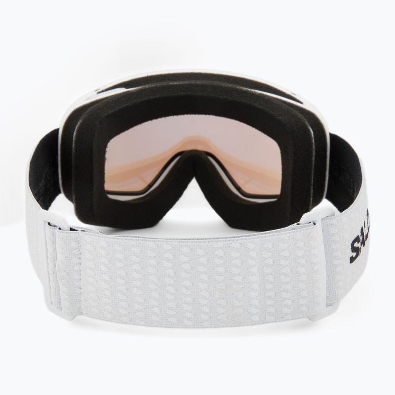 Skibrille Salomon Aksium 2.0 Photo white/Photo mi blue 3