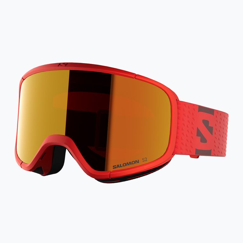 Skibrille Salomon Aksium 2.0 cherry tomato/ml mid red