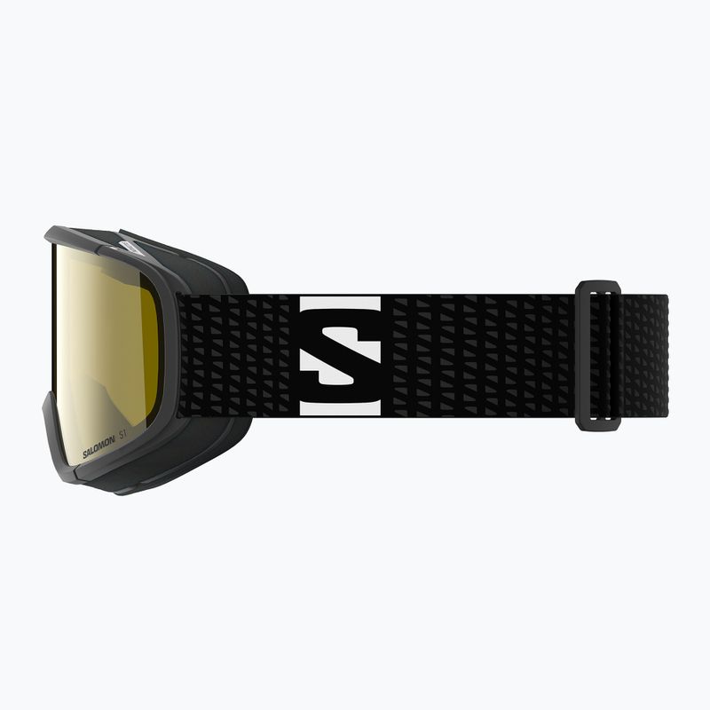 Skibrille Salomon Aksium 2.0 Acces black/flash yellow 4