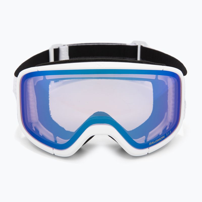 Skibrille Salomon Aksium 2.0 S Photo white/photo ml blue 2
