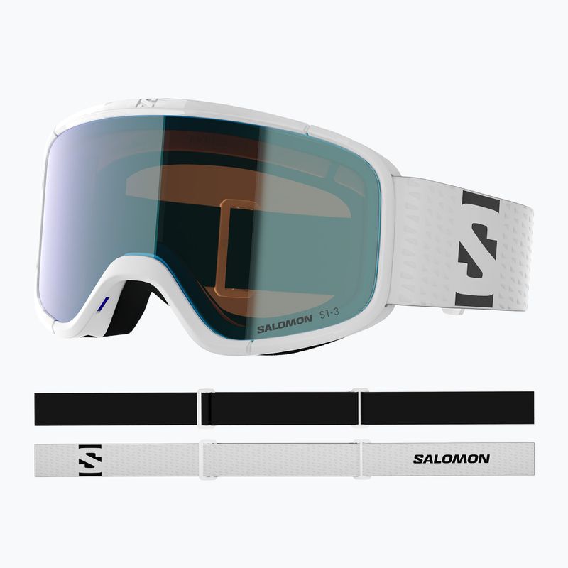 Skibrille Salomon Aksium 2.0 S Photo white/photo ml blue 5