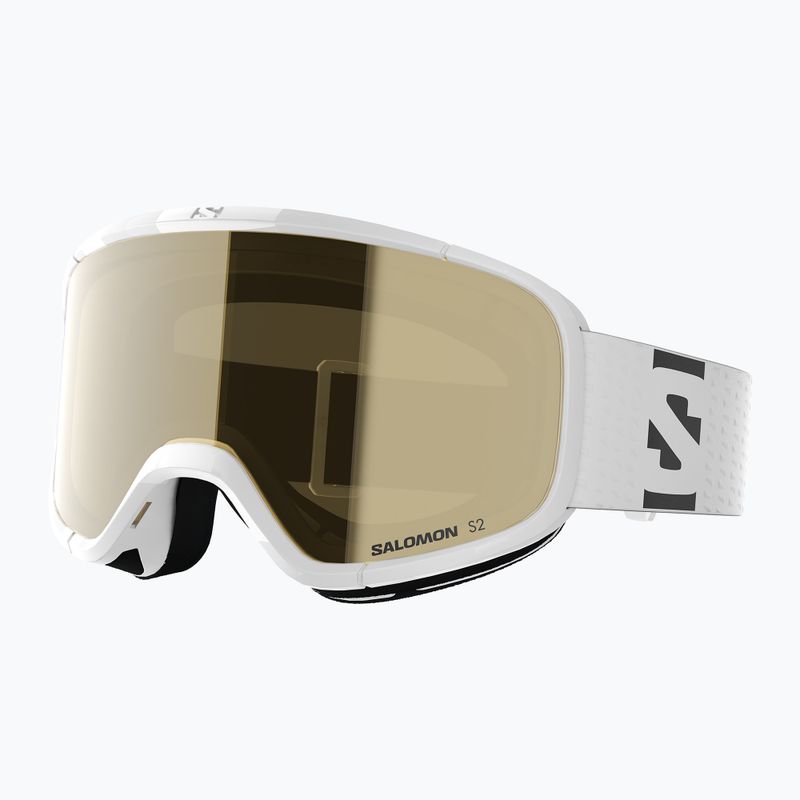 Kinder-Skibrille Salomon Lumi Acces Jr white/flash gold 5