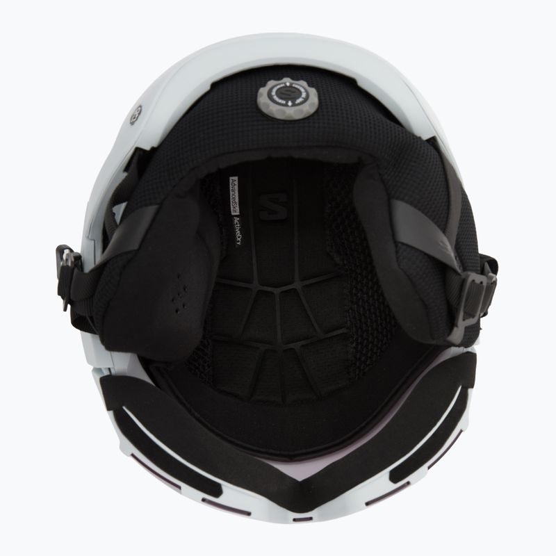 Skihelm Salomon Osmo Pro Sigma Photo ice flow/sky blue 5