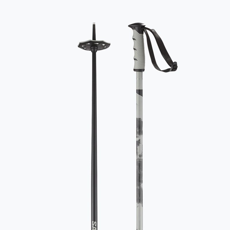Skistöcke Salomon Steep black/grey 3
