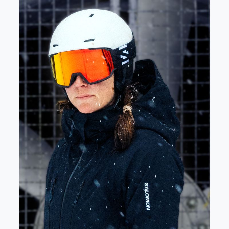 Skibrille Salomon S/View 3 black/ml mid red 6