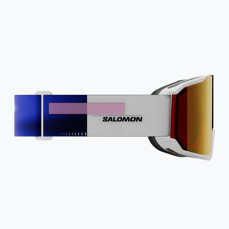 Skibrille Salomon S/View 3 white/ml mid red 3