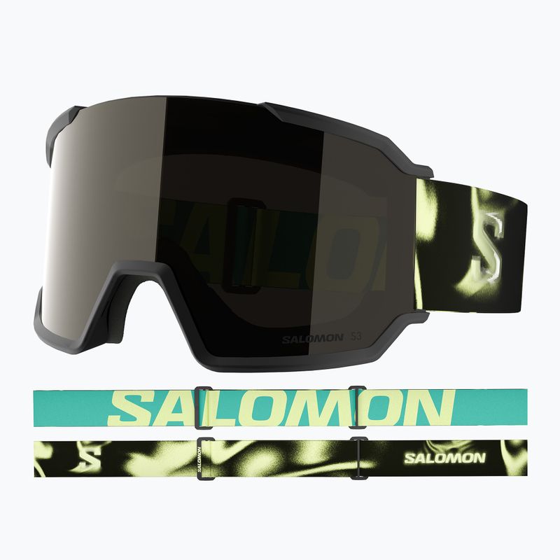 Skibrille Salomon S/View 3 black yellow/ml black 5