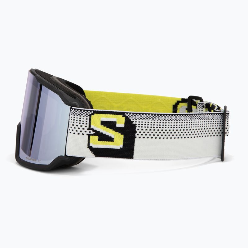 Skibrille Salomon S/View 3 black pixels/ml super white 4
