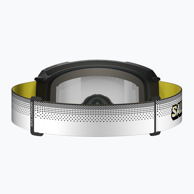 Skibrille Salomon S/View 3 black pixels/ml super white 2