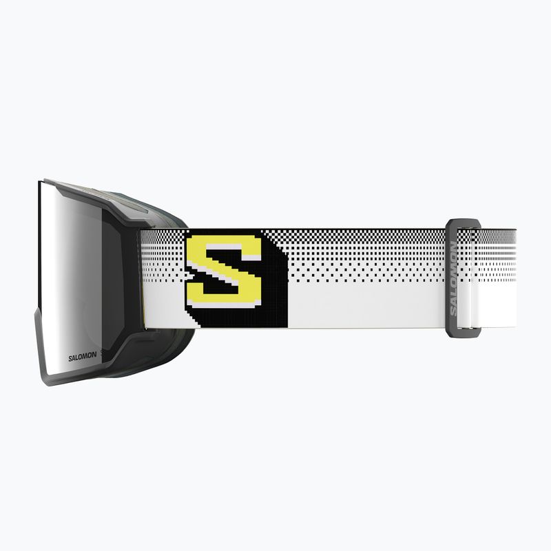 Skibrille Salomon S/View 3 black pixels/ml super white 4