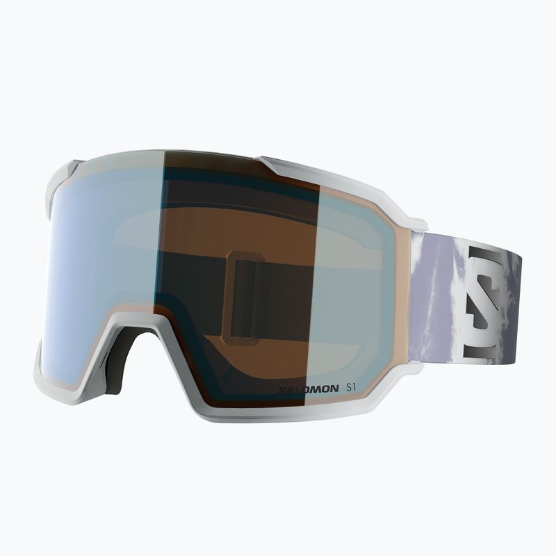 Skibrille Salomon S/View 3 ice flow/ml light blue