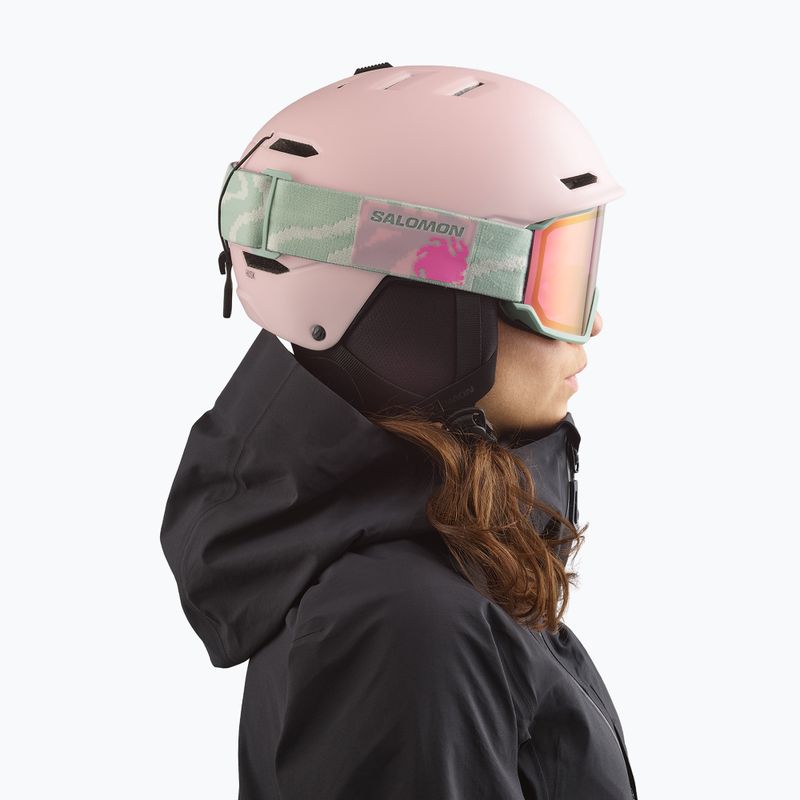 Skibrille Salomon S/View 3 iceberg green/ml ruby 6