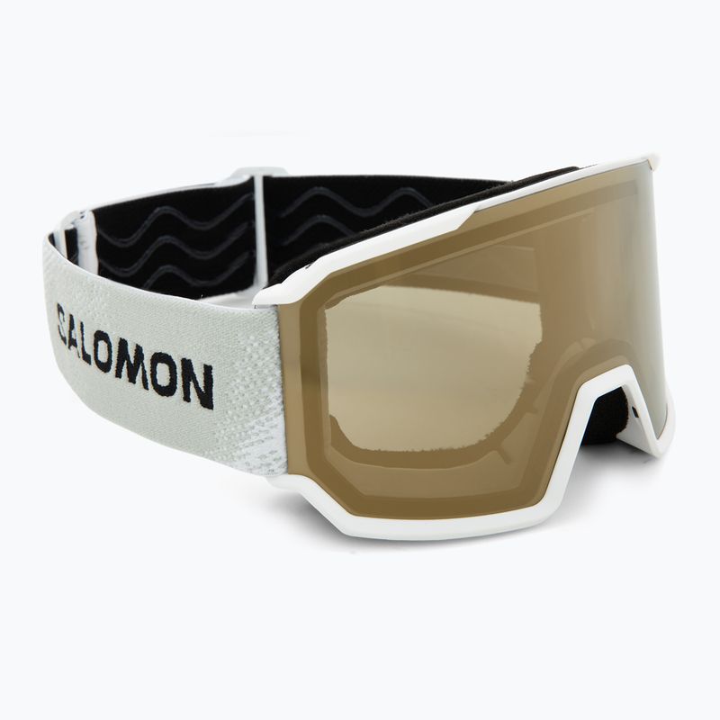 Skibrille Salomon S/View 3 Access white/flash gold