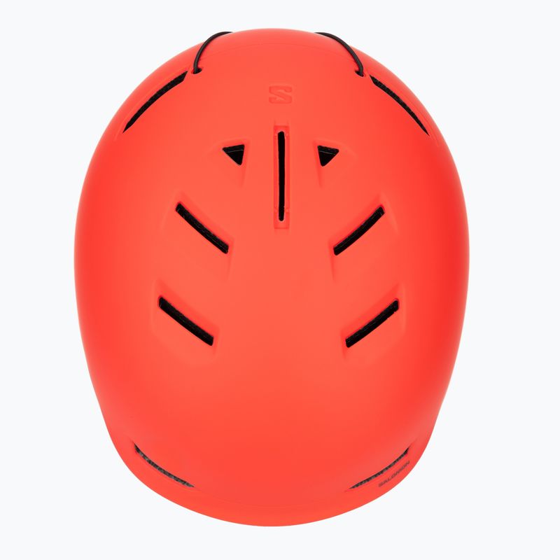 Kinder-Skihelm Salomon Husk Jr cherry tomato 6
