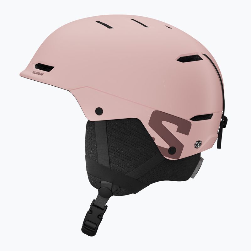 Kinder-Skihelm Salomon Husk Jr heavenly pink 2