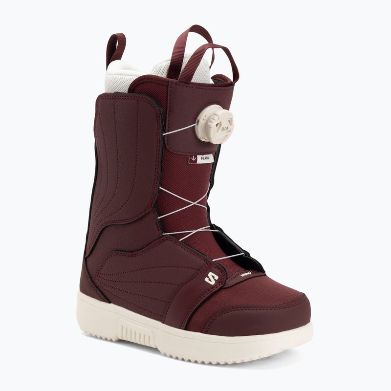 Damen Snowboardboots Salomon Pearl Boa W tawny port/tawny port/vanilla ice