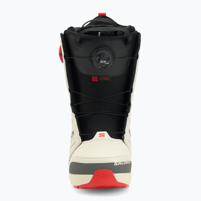 Herren Snowboardboots Salomon Launch Boa SJ Boa almond milk/castle rock/black 3