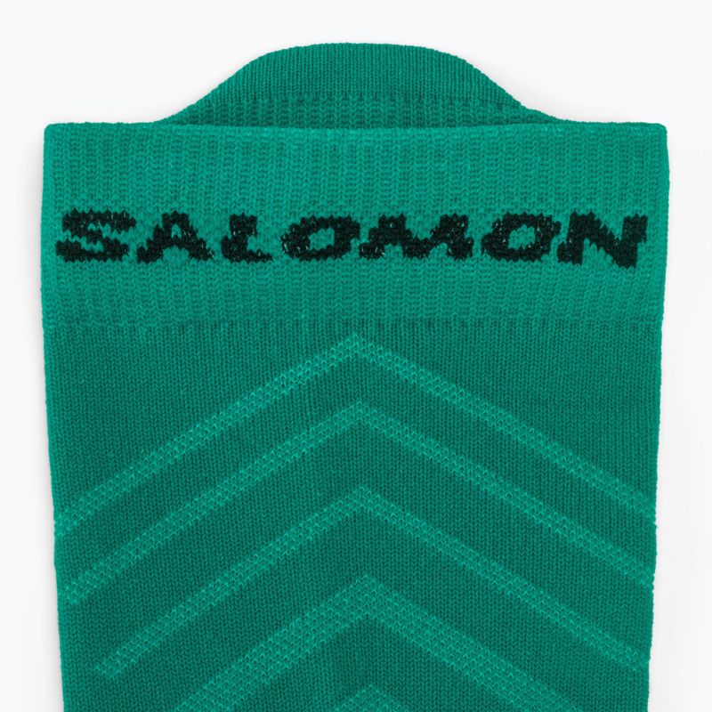 Socken Salomon Aero Crew dynasty green/waterfall 3