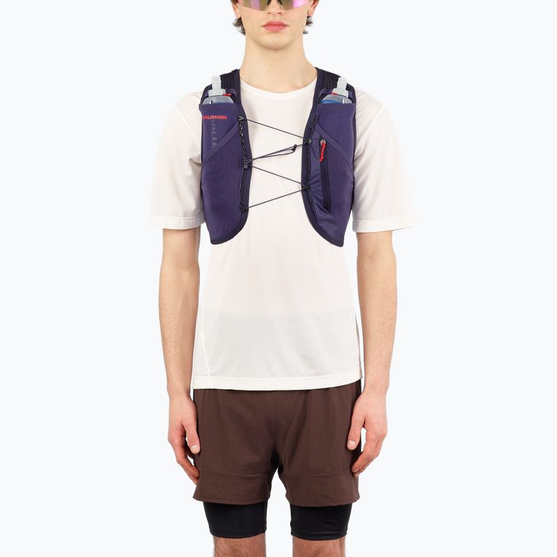 Salomon Active Skin 4 GRVL Laufweste martime blau / astral aura / haute rot 4