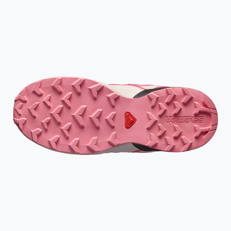Kinder-Laufschuhe Salomon Speedcross Waterproof grisaille/hushed violet/rouge red 11