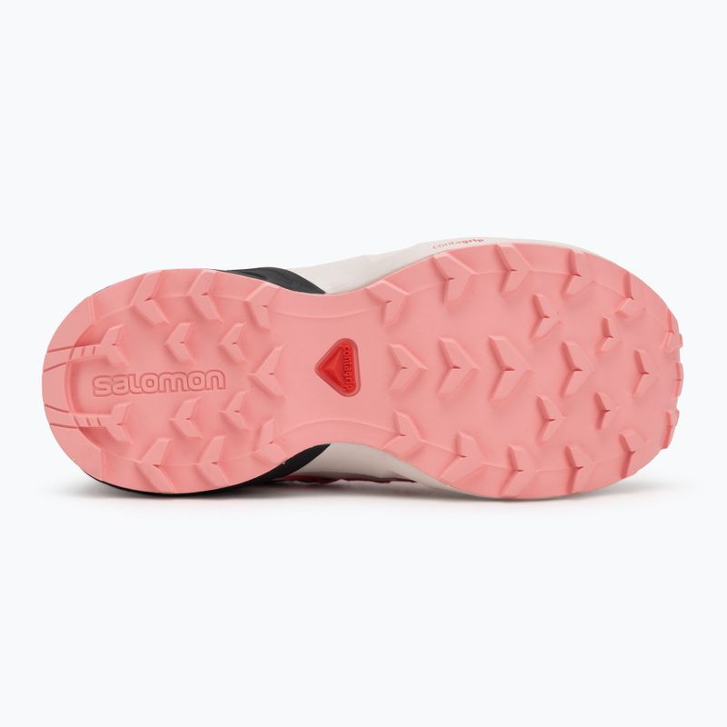 Kinder-Laufschuhe Salomon Speedcross Waterproof grisaille/hushed violet/rouge red 4