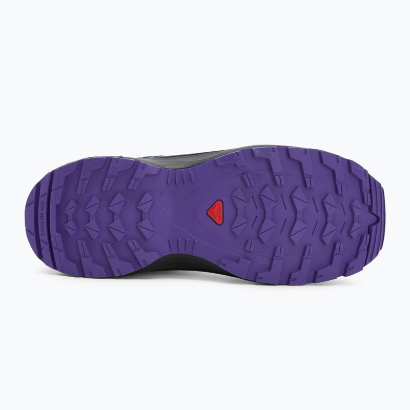 Salomon XA Pro V8 MID WP Kinder Wanderschuhe Turbulenz / schwarz / Freiheit 4