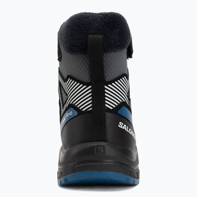 Kinder-Wanderschuhe Salomon XA Pro V8 Winter Waterproof turbulence / schwarz / dunkelblau 6