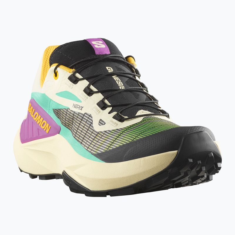 Damen-Laufschuhe Salomon Genesis transparentgelb/schwarz/wiesenknöterich
