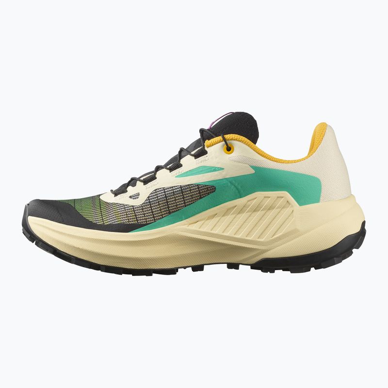 Damen-Laufschuhe Salomon Genesis transparentgelb/schwarz/wiesenknöterich 3