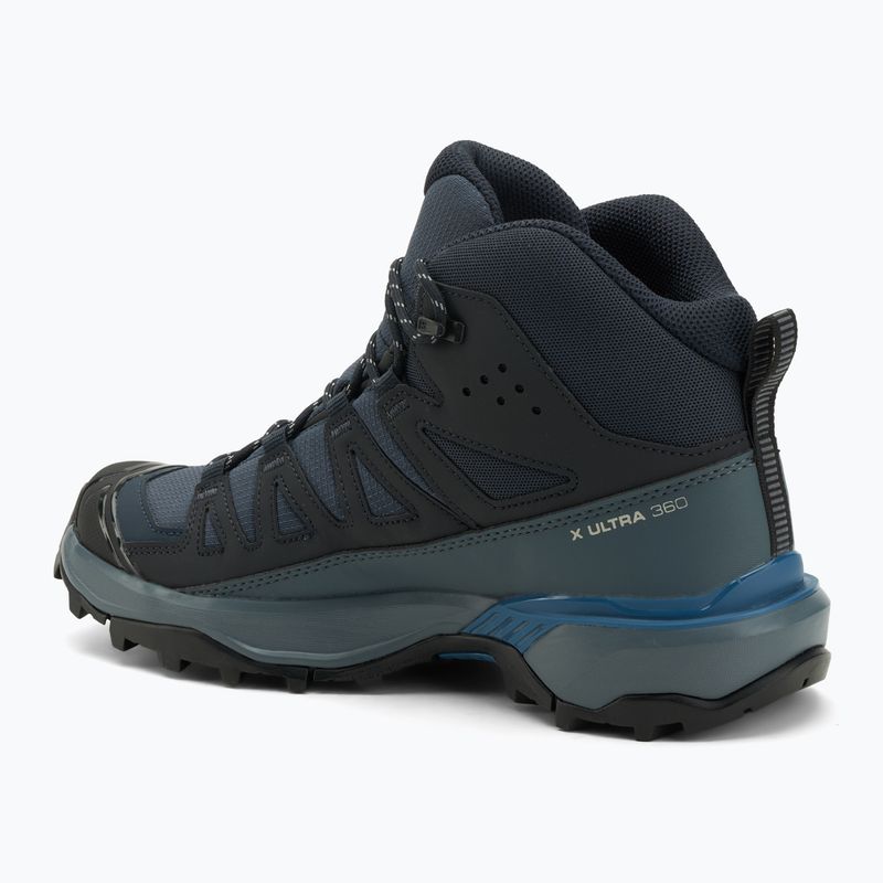Herren-Trekking-Stiefel Salomon X Ultra 360 Mid GTX blaue Nächte / dunkel navy / dunkelblau 3