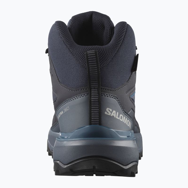 Herren-Trekking-Stiefel Salomon X Ultra 360 Mid GTX blaue Nächte / dunkel navy / dunkelblau 10