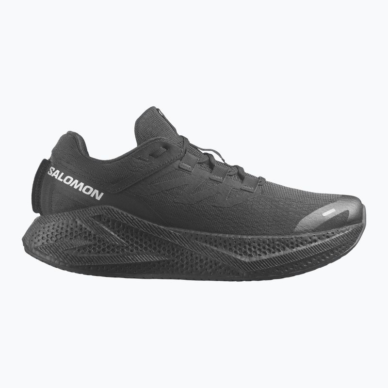 Herren-Laufschuhe Salomon Aero Glide 3 schwarz/schwarz/ftw silber 2
