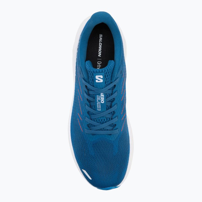 Herren-Laufschuhe Salomon Aero Blaze 3 dunkelblau/cherrytomate 5