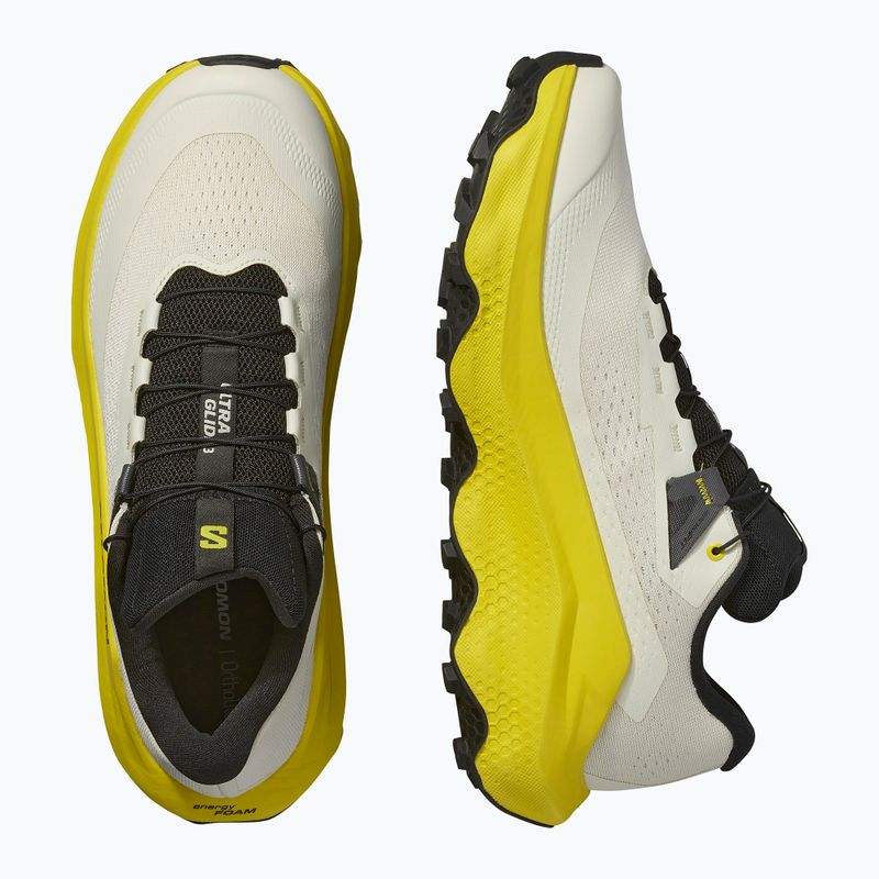 Herren-Laufschuhe Salomon Ultra Glide 3 almond milk/incaberry/schwarz 6