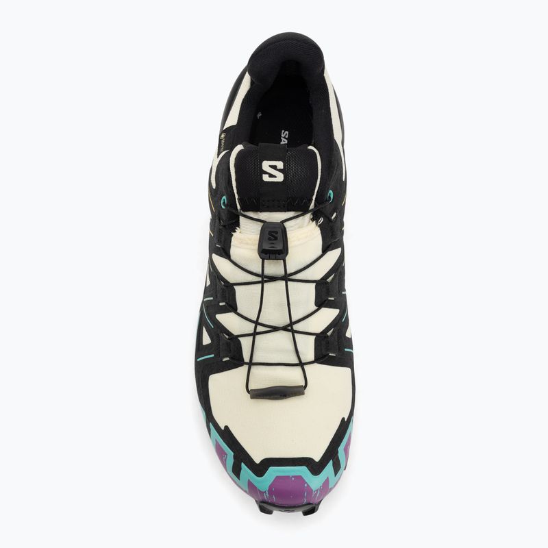 Herren-Laufschuhe Salomon Speedcross 6 GTX transparent gelb/schwarz/wasserfall 5
