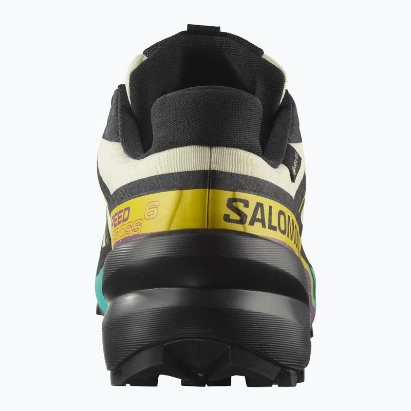 Herren-Laufschuhe Salomon Speedcross 6 GTX transparent gelb/schwarz/wasserfall 10