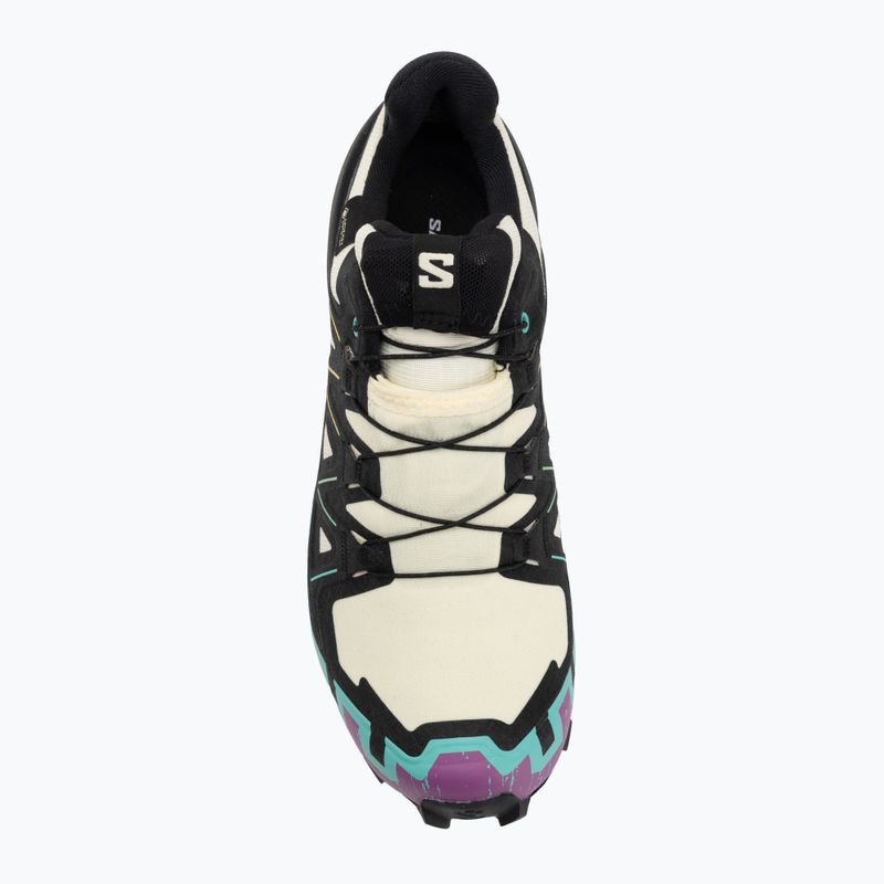 Damen-Laufschuhe Salomon Speedcross 6 GTX transparent gelb/schwarz/wasserfall 5