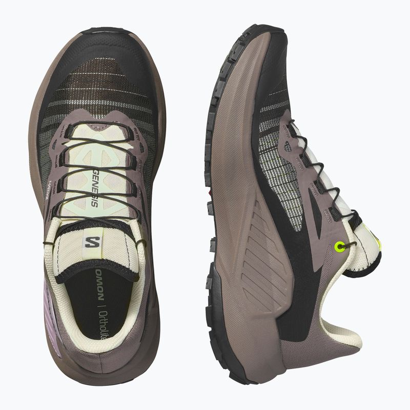 Damen-Laufschuhe Salomon Genesis Iron/Vanilla Ice/Cyclamen 6