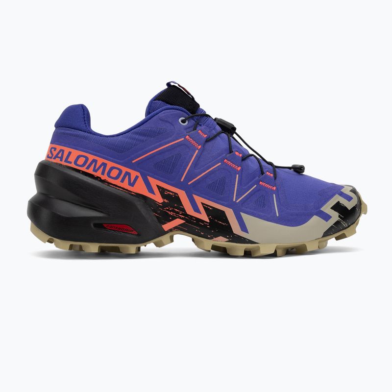 Damen-Laufschuhe Salomon Speedcross 6 liberty/schwarz/neon flame 2