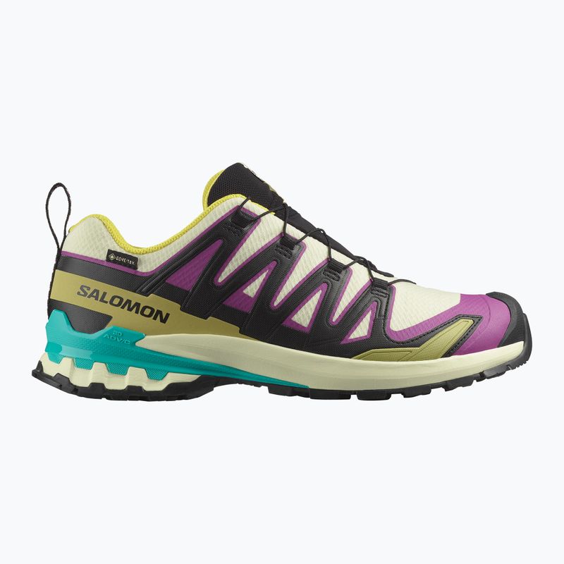 Herren-Laufschuhe Salomon XA PRO 3D V9 GTX transparentgelb/schwarz/wasserfall 8