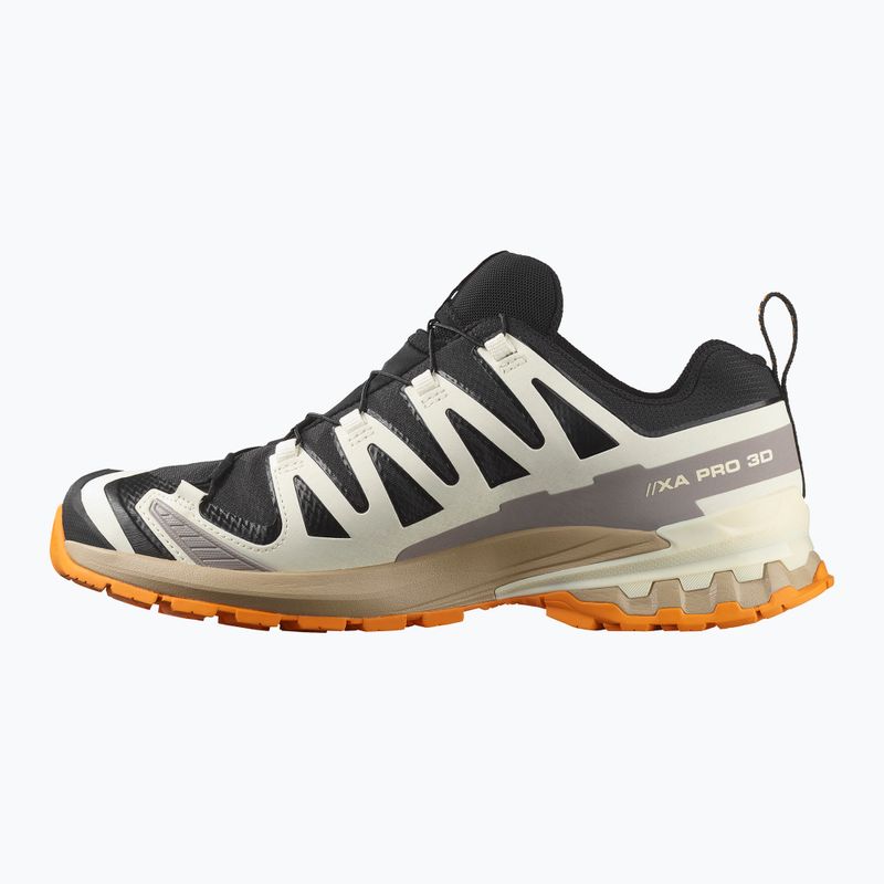 Herren Laufschuhe Salomon XA PRO 3D V9 GTX schwarz/vanilleeis/kurkuma 9