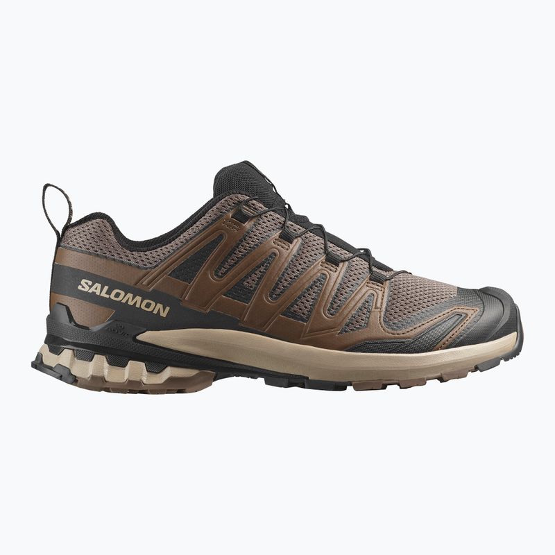Herren Laufschuhe Salomon XA Pro 3D V9 falcon/desert tan/schwarz 2