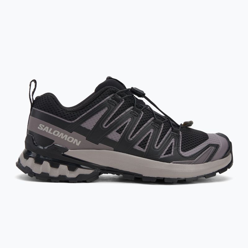 Damen-Laufschuhe Salomon XA Pro 3D V9 schwarz/gull/excalibur 2