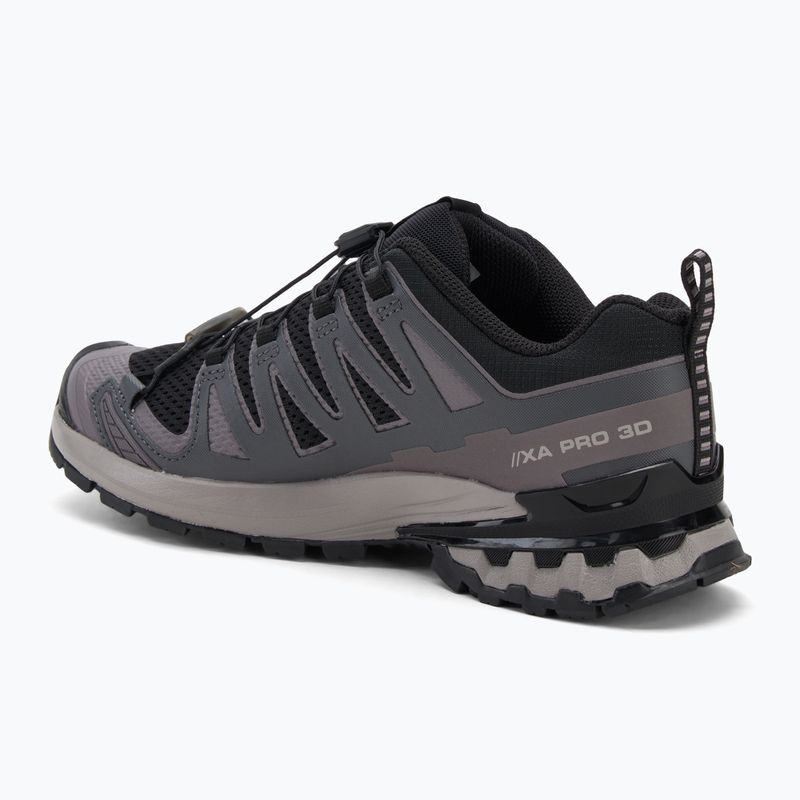 Damen-Laufschuhe Salomon XA Pro 3D V9 schwarz/gull/excalibur 3