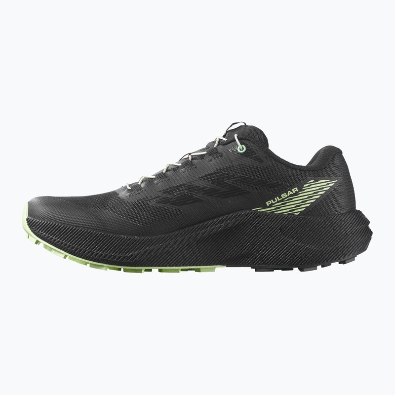 Herren-Laufschuhe Salomon Pulsar black/black/patina green 10