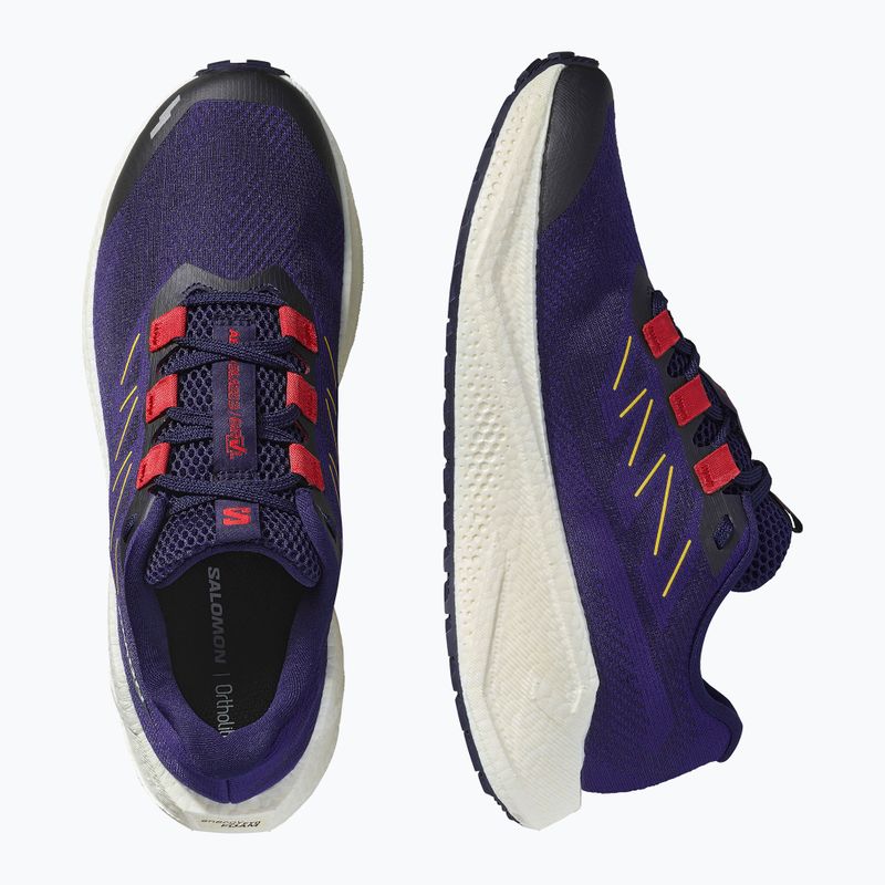 Herren-Laufschuhe Salomon Aero Blaze 3 GRVL astral aura/maritime blue/haute red 5