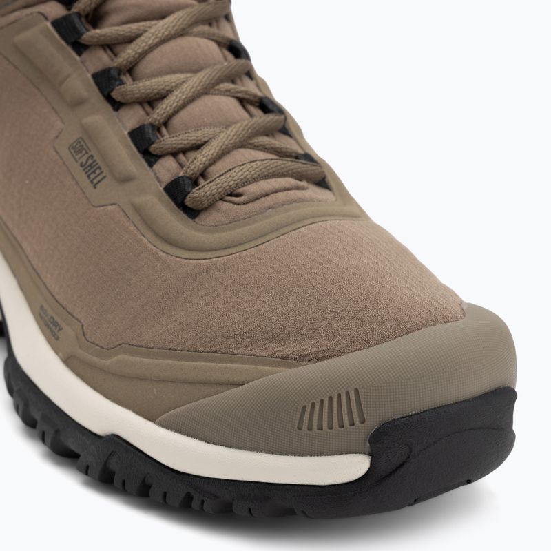 Herren-Trekking-Schuhe Salomon Shelter WP stone gray/schwarz/rainy day 7