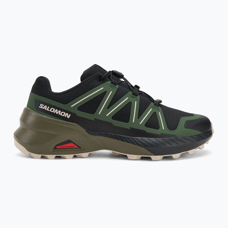 Herren-Laufschuhe Salomon Speedcross Peak schwarz/schwarzer Wald/regentag 2